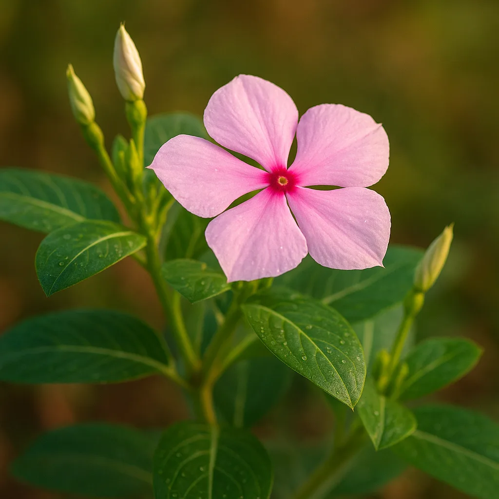 Madagascar Periwinkle: Identifying Catharanthus roseus