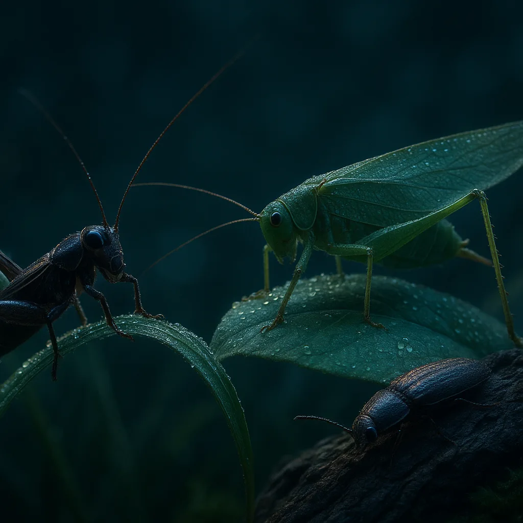 Nighttime Bugs That Chirp, Click & Buzz